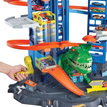 Hot Wheels Robotik T-rex Ultimate Garaj , 5 yaş ve üzeri, GJL14