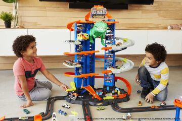 Hot Wheels Robotik T-rex Ultimate Garaj , 5 yaş ve üzeri, GJL14