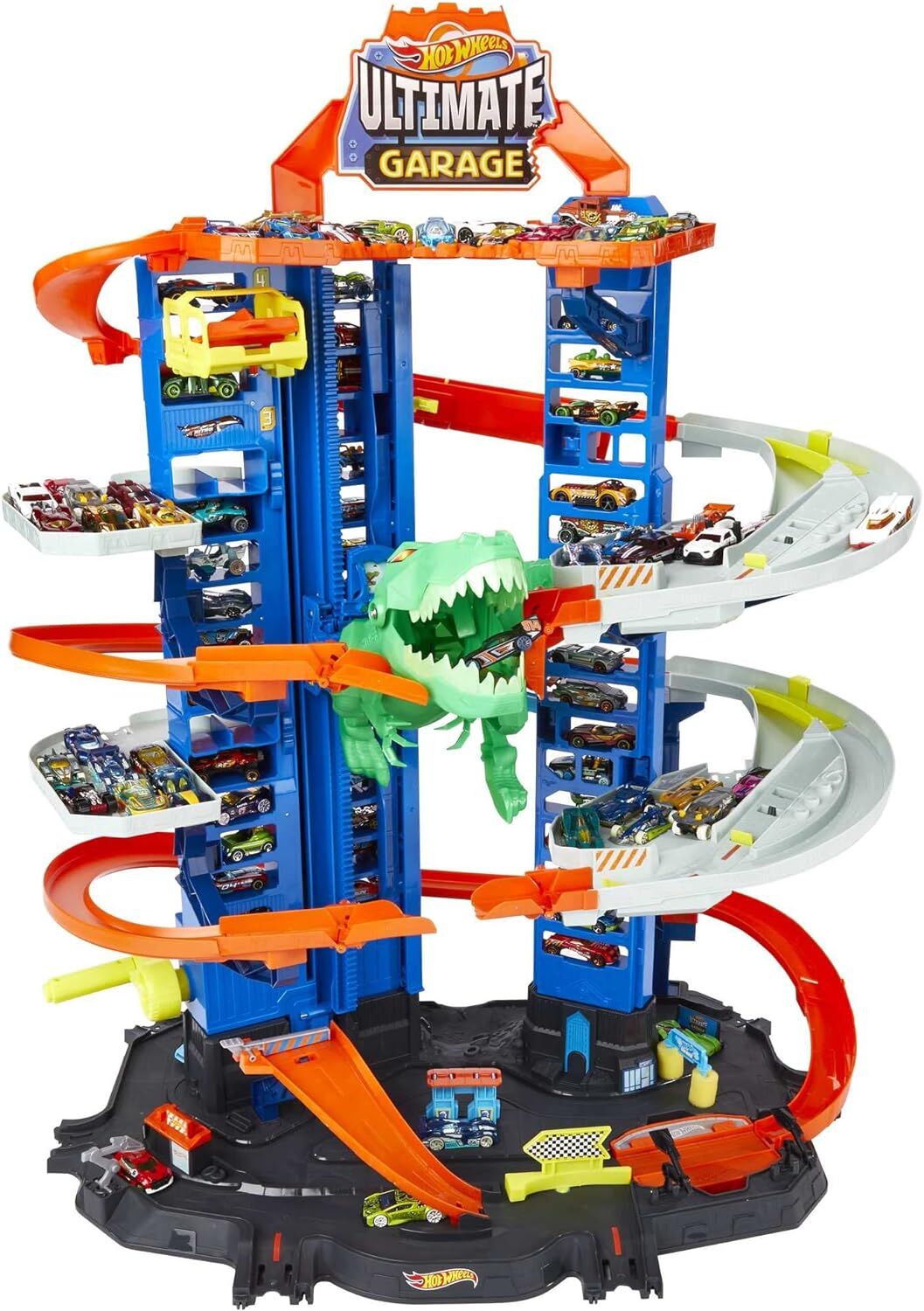 Hot Wheels Robotik T-rex Ultimate Garaj , 5 yaş ve üzeri, GJL14