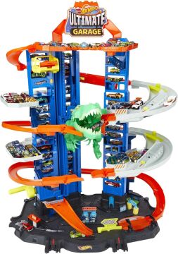 Hot Wheels Robotik T-rex Ultimate Garaj , 5 yaş ve üzeri, GJL14