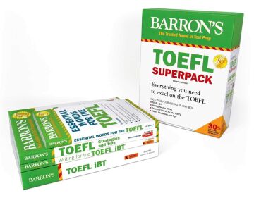 TOEFL iBT Superpack: 4 Books + Practice Tests + Audio Online