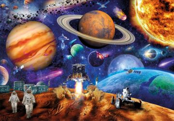 CLEMENTONI 300 el. Super Space Mission [PUZZLE]