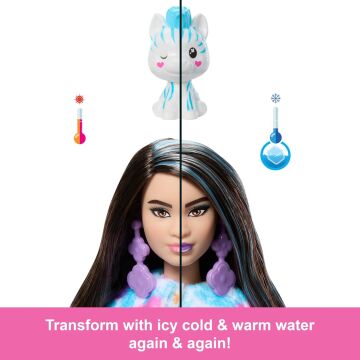 HRK39 | Cutie Reveal Barbie Color Dream Series - Zebra
