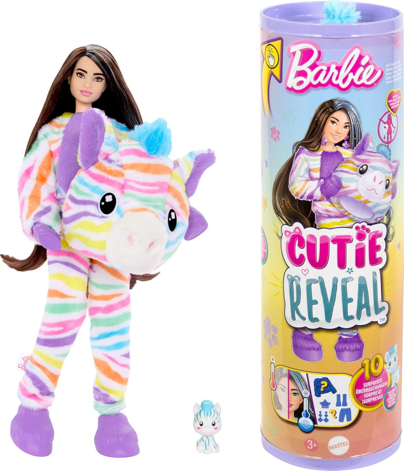 HRK39 | Cutie Reveal Barbie Color Dream Series - Zebra