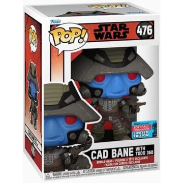 POP Pop! Star Wars: Cad Bane with Todo 360 (2021 Sonbahar Sözleşmesine Özel) Funko Pop! Vinil Figür (Uyumlu Pop Box Koruyucu Kılıf ile birlikte), 9,5 cm