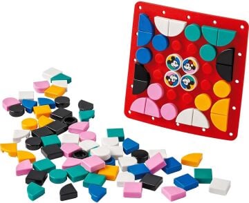LEGO® DOTS ǀ Disney Mickey Fare ve Minnie Fare Dikilebilir Kare Parça 41963-8 Yaş ve Üzeri Yaratıcı Çocuklar için Kendin Yap El Sanatları Seti (95 Parça)