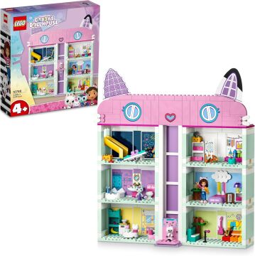 LEGO® Gabby’s Dollhouse 10788-4 Yaş ve Üzeri Çocuklar için Orijinal Detaylarla Dolu 8 Odalı bir Ev İçeren Yaratıcı Oyuncak Yapım Seti (498 Parça)