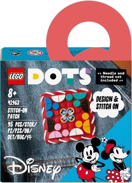 LEGO® DOTS ǀ Disney Mickey Fare ve Minnie Fare Dikilebilir Kare Parça 41963-8 Yaş ve Üzeri Yaratıcı Çocuklar için Kendin Yap El Sanatları Seti (95 Parça)