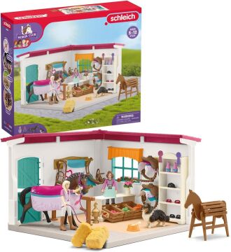 schleich 42568 Modüler Binicilik Mağazası, 5-12 Yaşındaki Çocuklar için, HORSE CLUB - Oyun Seti