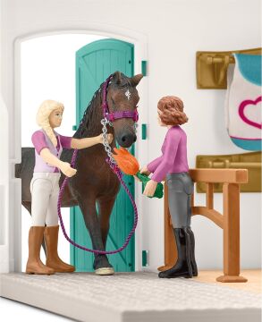 schleich 42568 Modüler Binicilik Mağazası, 5-12 Yaşındaki Çocuklar için, HORSE CLUB - Oyun Seti