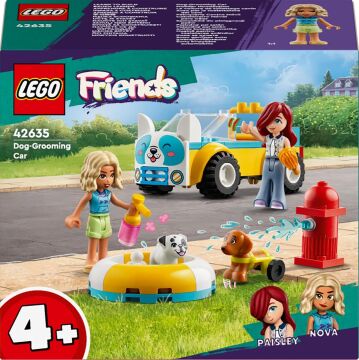 LEGO Friends Köpek Kuaförü Arabası 42635-4 Yaş ve Üzeri Çocuklar için Köpek Figürü İçeren Yaratıcı Oyuncak Yapım Seti (60 Parça)