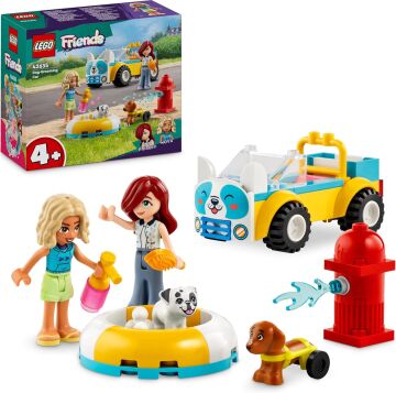 LEGO Friends Köpek Kuaförü Arabası 42635-4 Yaş ve Üzeri Çocuklar için Köpek Figürü İçeren Yaratıcı Oyuncak Yapım Seti (60 Parça)