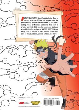NARUTO SHIPPUDEN: The Official Coloring Book