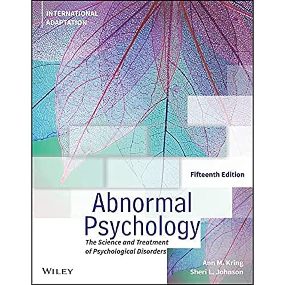 Abnormal Psychology: The Science and Treatment of Psychological Disorders, International Adaptation
