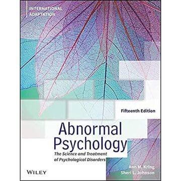 Abnormal Psychology: The Science and Treatment of Psychological Disorders, International Adaptation