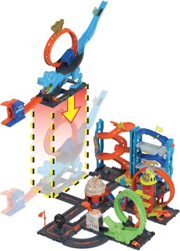 Hot Wheels Dinozor ile Mücadele Oyun Seti, 4 yaş ve üzeri, HKX42