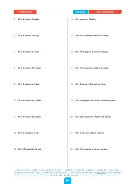 Antrenmanlarla Matematik - 2