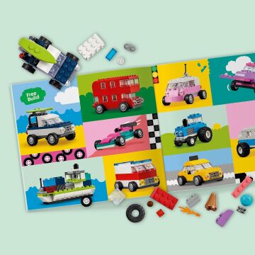 LEGO Classic Yaratıcı Araçlar 11036-4 Yaş ve Üzeri Çocuklar için 10 Adet Araba Yapımı İçeren Yaratıcı Oyuncak Yapım Seti (900 Parça)