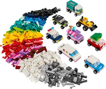 LEGO Classic Yaratıcı Araçlar 11036-4 Yaş ve Üzeri Çocuklar için 10 Adet Araba Yapımı İçeren Yaratıcı Oyuncak Yapım Seti (900 Parça)