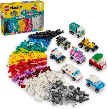 LEGO Classic Yaratıcı Araçlar 11036-4 Yaş ve Üzeri Çocuklar için 10 Adet Araba Yapımı İçeren Yaratıcı Oyuncak Yapım Seti (900 Parça)