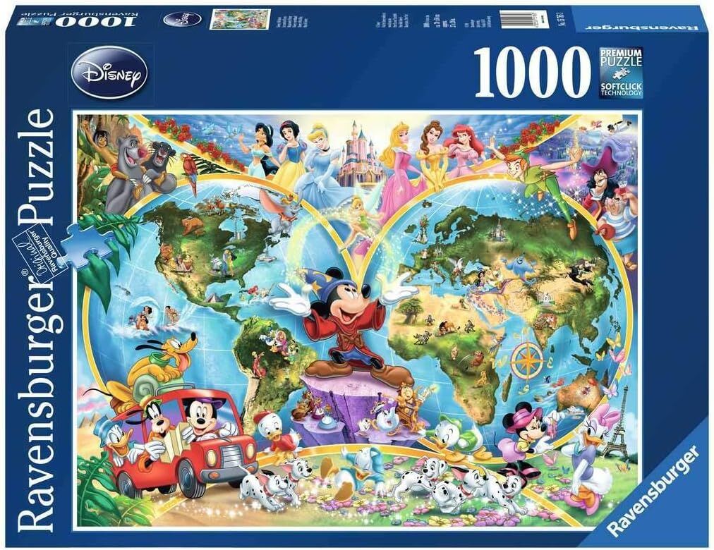 Ravensburger (157853) 1000 Parça Puzzle Wd, World Map