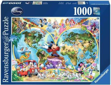 Ravensburger (157853) 1000 Parça Puzzle Wd, World Map