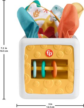 Fisher-Price Eğlenceli Aktivite Küpü, 3 aylık, HML64