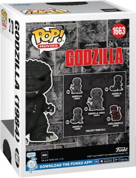 Funko Pop! Filmler: Godzilla 70. Yıldönümü - Godzilla 1984 with Chase, (Stil Değişebilir)