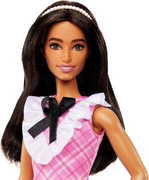Barbie Büyüleyici Parti Bebekleri (Fashionistas) - Siyah Kurdeleli Bebek, Oyuncak