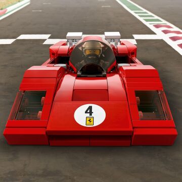 LEGO® Speed Champions 1970 Ferrari 512 M 76906-8 Yaş ve Üzeri Çocuklar için Harika bir Yarış Arabası Modeli Yapım Seti (291 Parça)