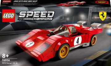 LEGO® Speed Champions 1970 Ferrari 512 M 76906-8 Yaş ve Üzeri Çocuklar için Harika bir Yarış Arabası Modeli Yapım Seti (291 Parça)
