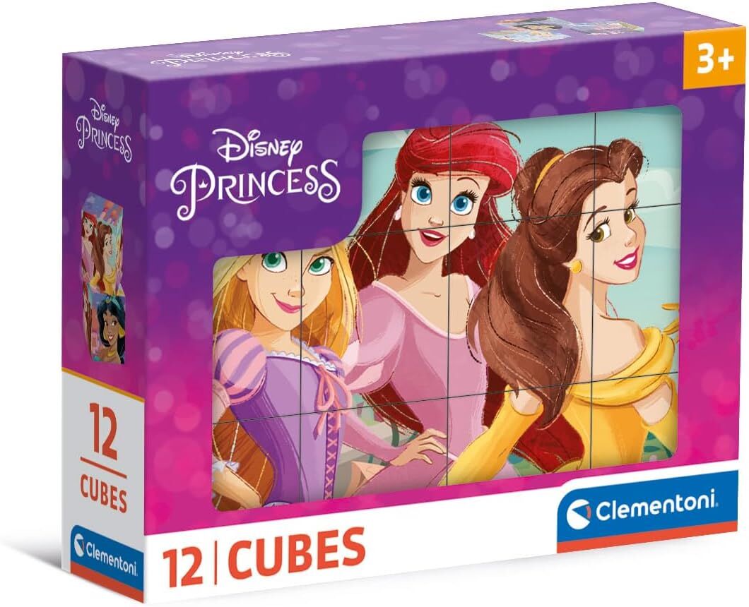 Clementoni 12 Parça Küp Puzzle Princess