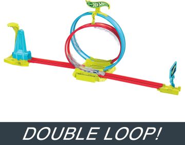 Hot WHeeLS Neon Yarışlar Çifte Çemberde Yarış Seti