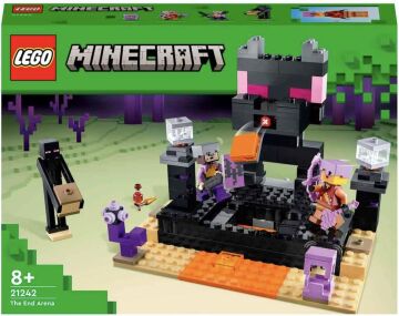LEGO® Minecraft® End Arenası 21242-8 Yaş ve Üzeri Çocuklar için Ender Ejderhalı Oyuncak Yapım Seti (252 Parça)