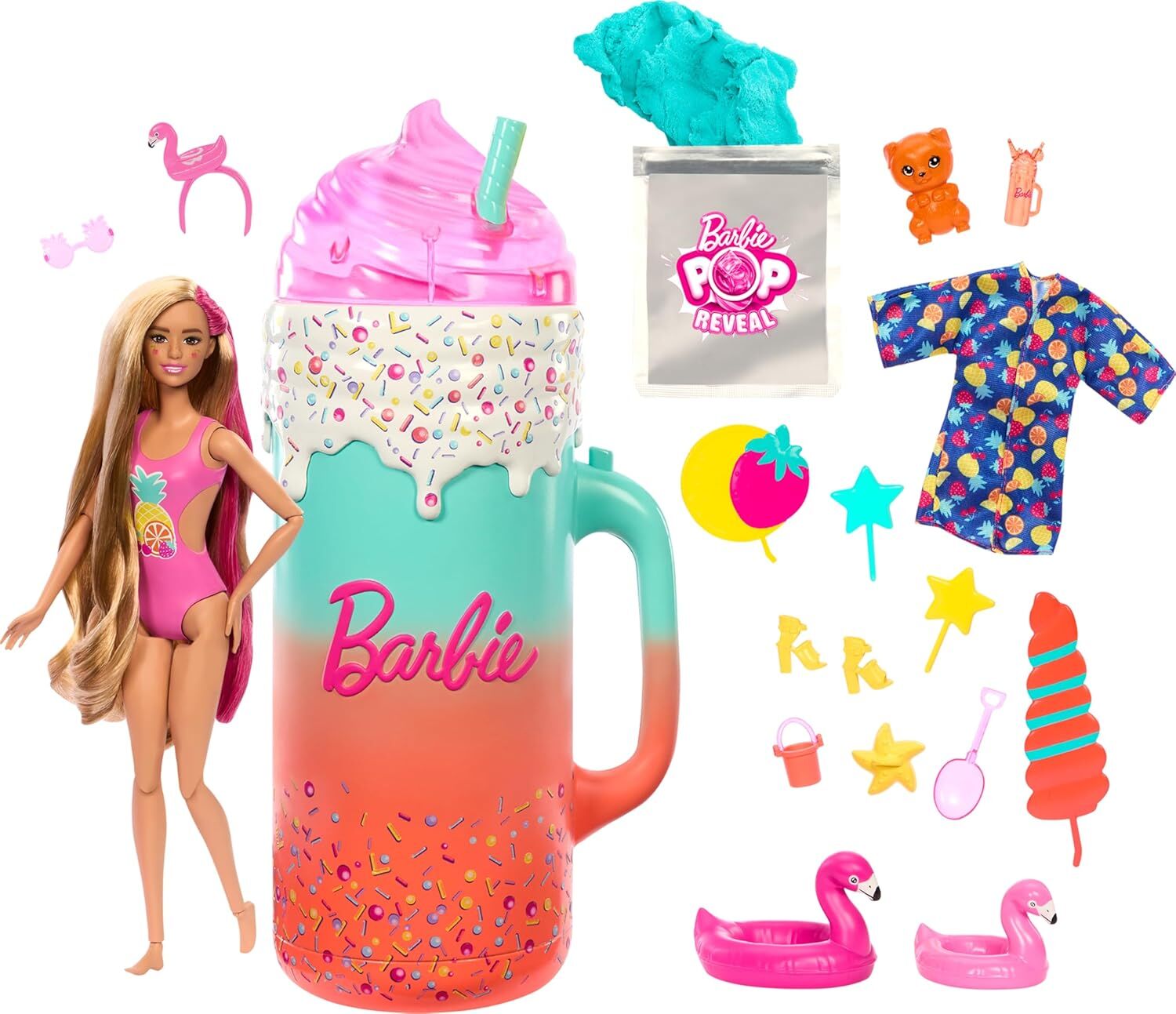 Barbie Pop Reveal Sürprizli Bardak Oyun Seti, Oyuncak