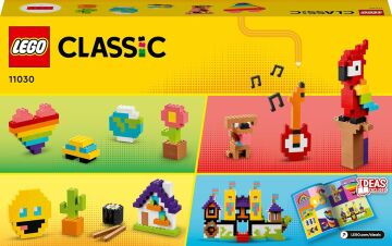 LEGO® Classic Bir Sürü Yapım Parçası 11030-5 Yaş ve Üzeri Çocuklar için Çiçek, Model ve Emojiler gibi Bir Çok Model İnşa Edebileceğiniz Renkli, Yaratıcı Oyuncak Yapım Seti (1000 Parça)