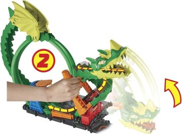 Hot Wheels Ejderha ile Mücadele Pisti, 5 yaş ve üzeri, HDP03