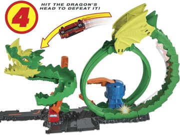 Hot Wheels Ejderha ile Mücadele Pisti, 5 yaş ve üzeri, HDP03