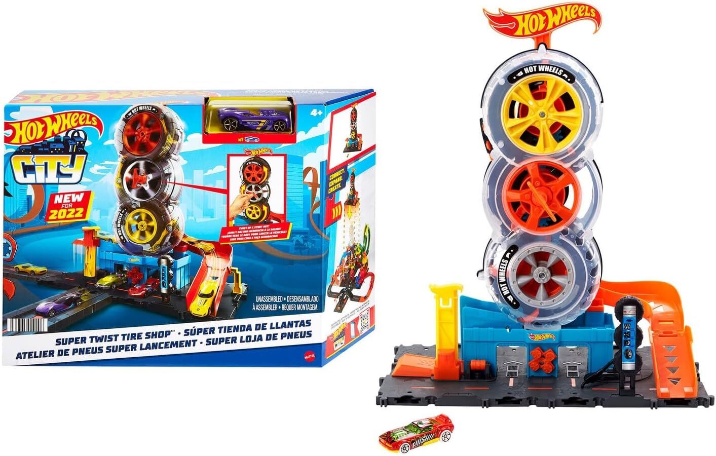 Hot Wheels Tekerlek Kulesi Pisti, 4 yaş ve üzeri, HDP02