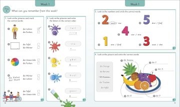 German for Everyone Junior: 5 Words a Day: Learn and Practise 1,000 German Words