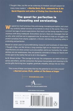 I Thought It Was Just Me (but it isn't): Making the Journey from ''What Will People Think?'' to ''I Am Enough''