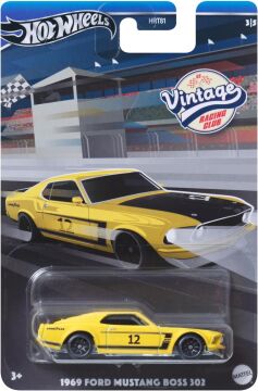 Hot Wheels 1969 FORD MUSTANG BOSS 302 VİNTAGE Arabalar Özel Seri HRV08 - HRT81
