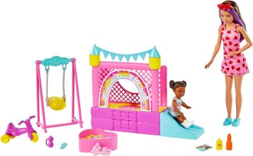 Barbie Bebek Bakıcısı Skipper Oyun Evi Seti, 3 yaş ve üzeri, HHB67