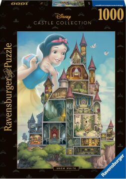 Ravensburger Disney Castle Koleksiyonu: Kar Beyazı Yetişkinler için 1000 Parça Yapboz - 17329 - Her Parça Eşsizdir, Softclick Teknolojisi Parçaların Mükemmel Bir Şekilde Uyması Demektir, 27 x 20