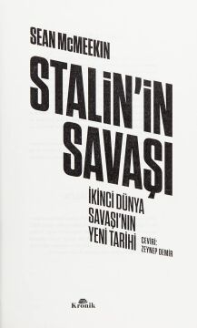 Stalin’in Savaşı: İkinci Dünya Savaşı’nın Yeni Tarihi