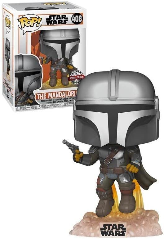Funko POP Figür Star Wars:Mandalorian-Mando Flying w/blaster