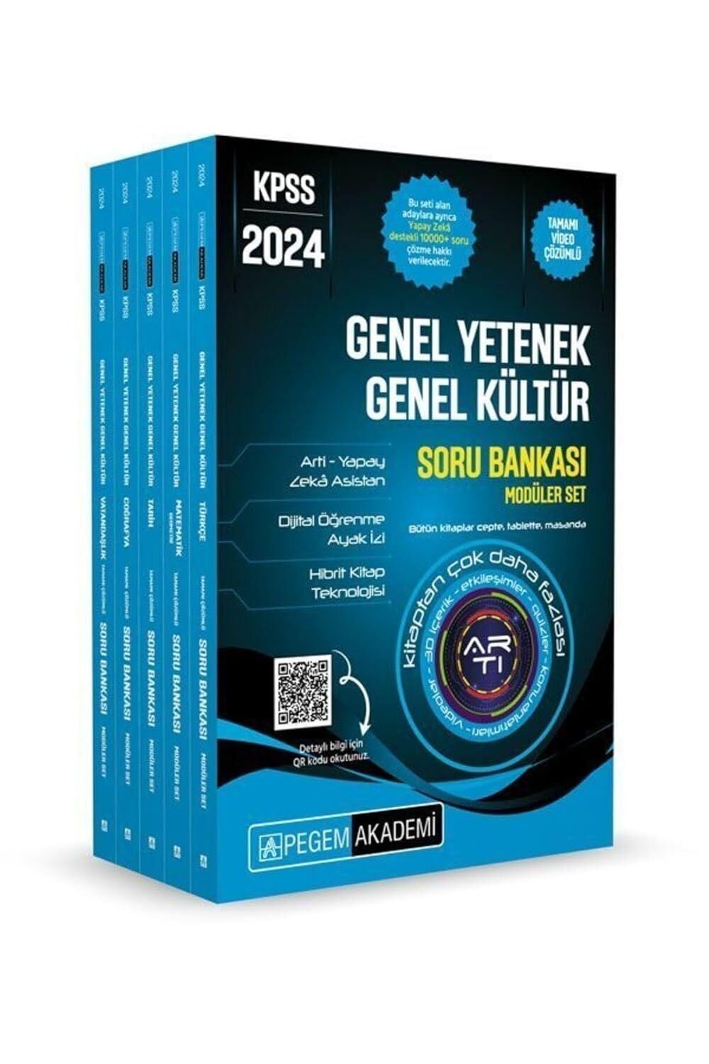 2024 KPSS Genel Yetenek Genel Kültür Tamamı Çözümlü Soru Bankası Seti