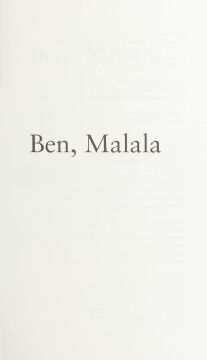 Ben, Malala: 2014 Nobel Barış Ödülü