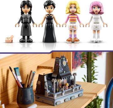 LEGO Wednesday: Wednesday ve Enid’in Yurt Odası 76781 – 10 Yaş ve Üzeri Çocuklar İçin 4 Mini Bebek Figürü İçeren Nevermore Akademisi Yaratıcı Oyuncak Yapım Seti (750 Parça)