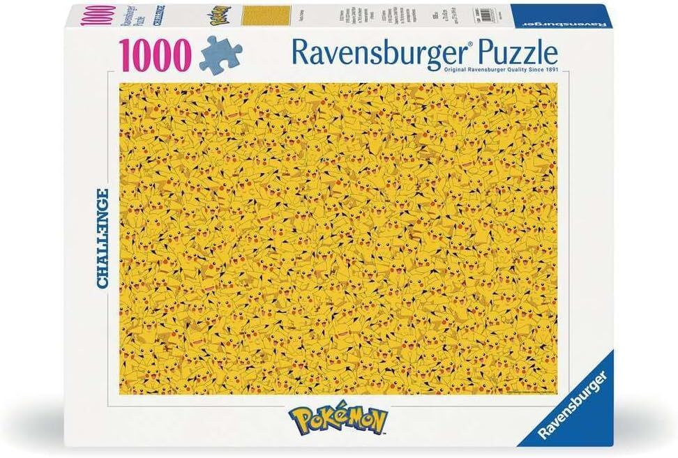Ravensburger 1000p Puzzle Pokemon Pikachu, Yapboz